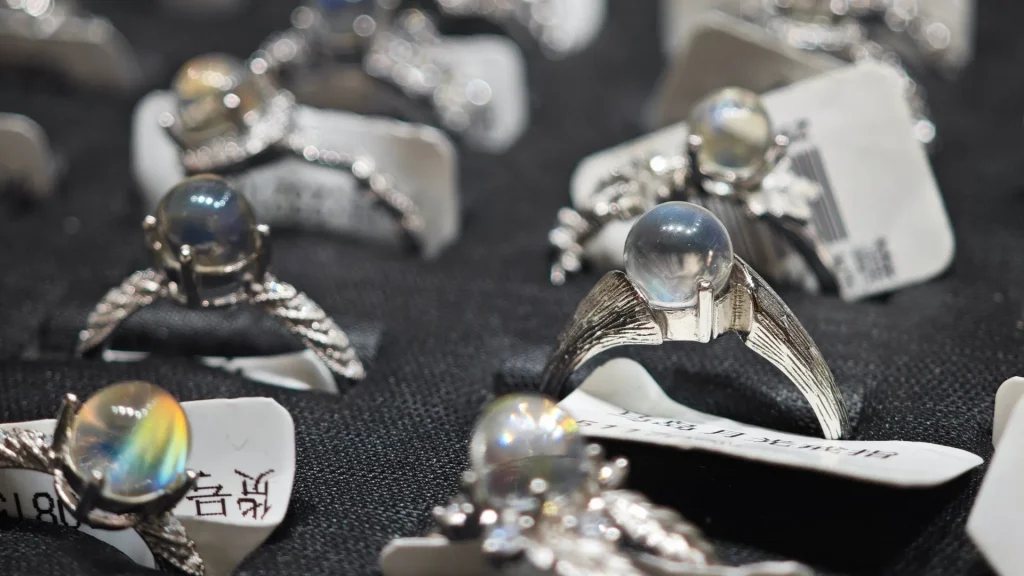 Pile of selling platinum rings in Las Vegas